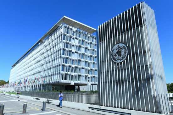 这是8月7日在瑞士日内瓦拍摄的世卫组织总部。新华社记者连漪摄