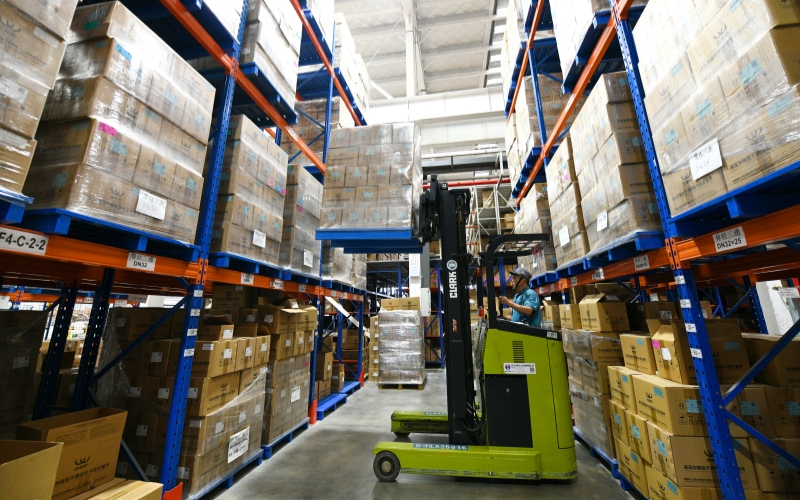 咸宁本土高新企业。陈红菊摄