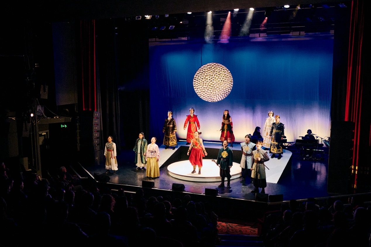 《哪吒》音乐剧演出现场。杨浩鹏摄