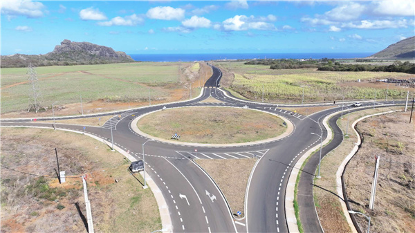 贝松公路航拍。北京建工供图
