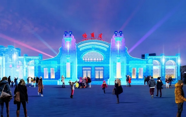 “主形象大门”效果图。