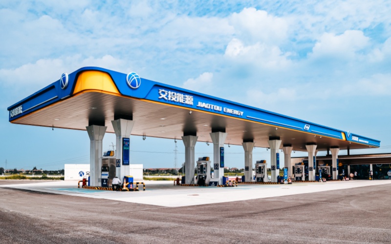 荆州东服务区“ETC加油”系统。