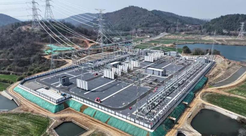 3月21日，安徽省马鞍山市第3座500千伏变电站——锁库500千伏变电站，顺利启动投运并成功送电。李俊勇摄