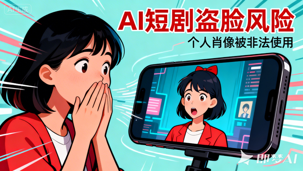 jimeng-2026-04-09-1062-请根据普通人被AI短剧盗脸生成一张漫画图片_副本.png