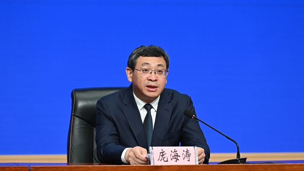 黑龙江省农业农村厅党组书记、厅长庞海涛。李巍摄