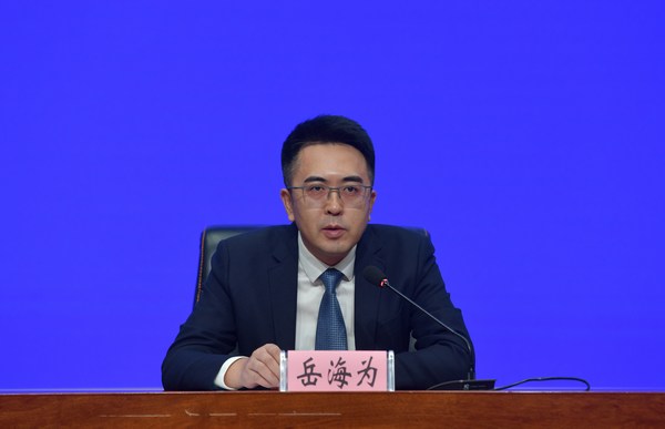 黑龙江省医保局副局长岳海为。纪勇摄