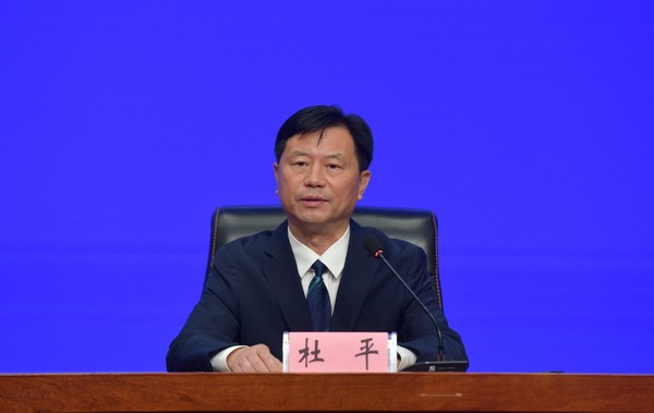 哈尔滨市卫健委主任杜平。纪勇摄